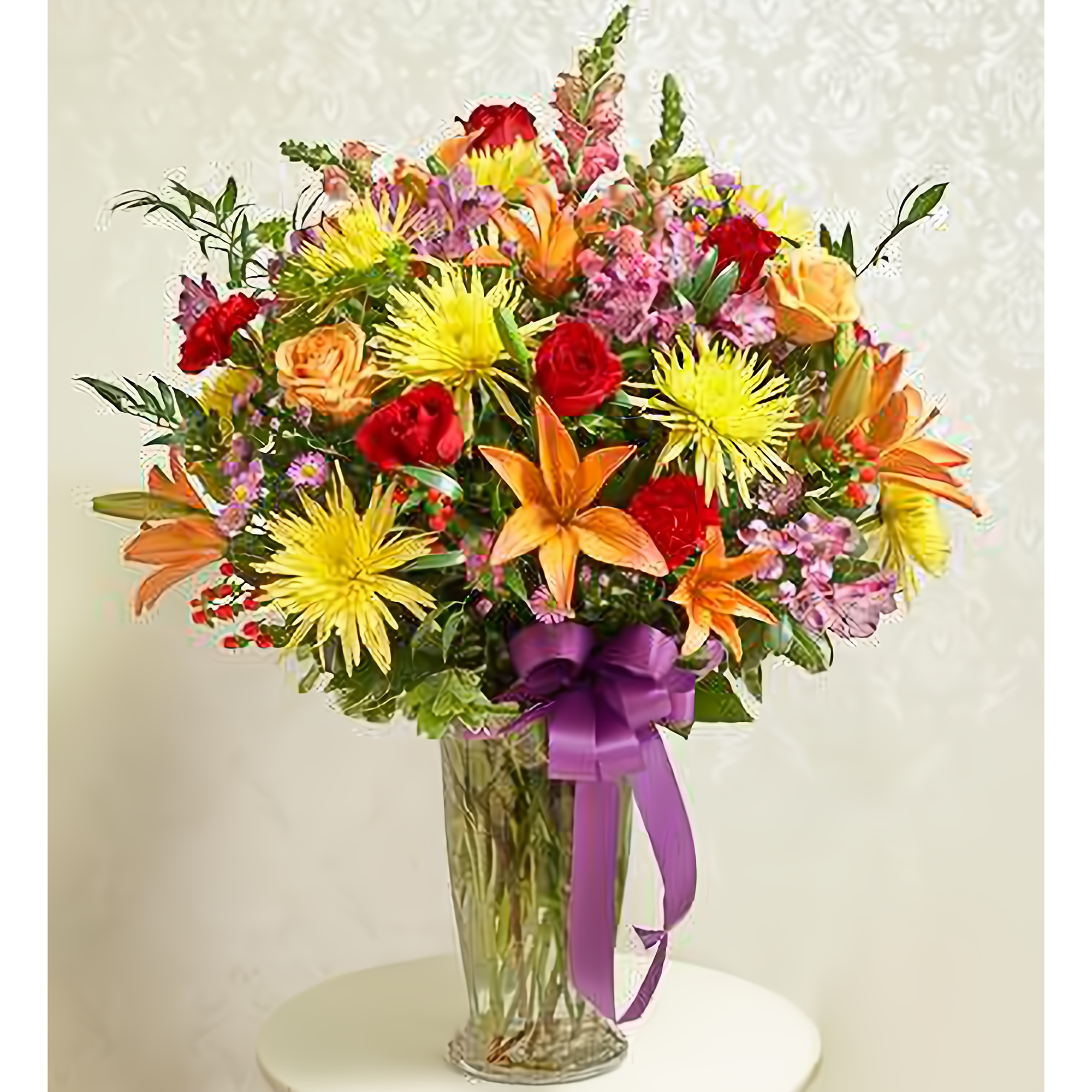 Beautiful Blessings Bright Vase Arrangement - Funeral > For the Service