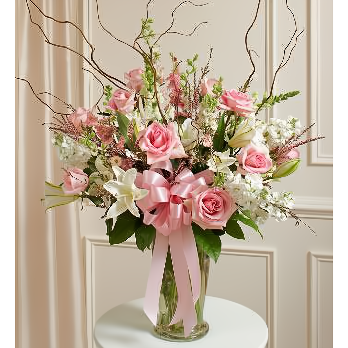 Beautiful Blessings Pink Vase Arrangement - Funeral &gt; For the Service