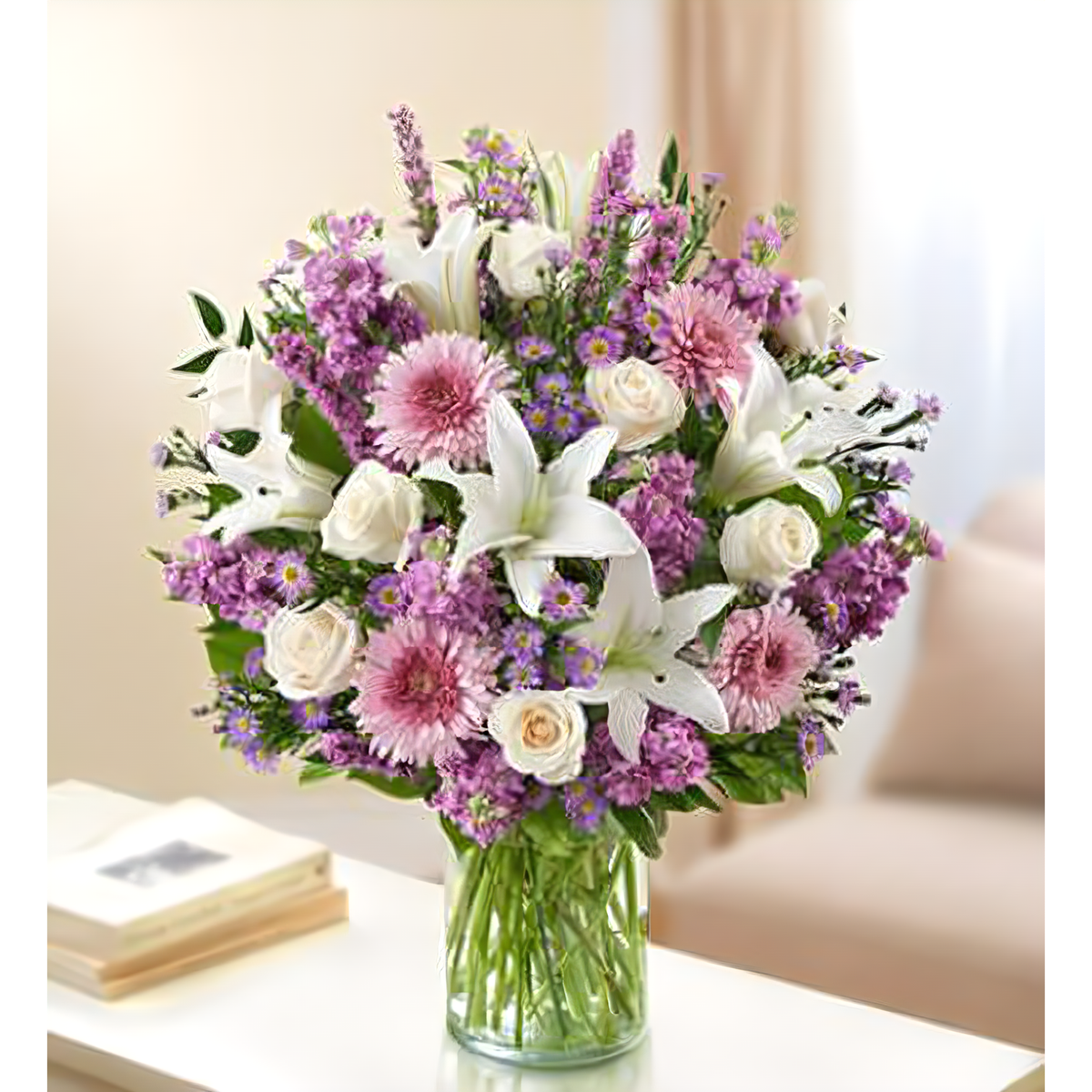 Sincerest Sorrow - Lavender and White - Funeral &gt; Vase Arrangements