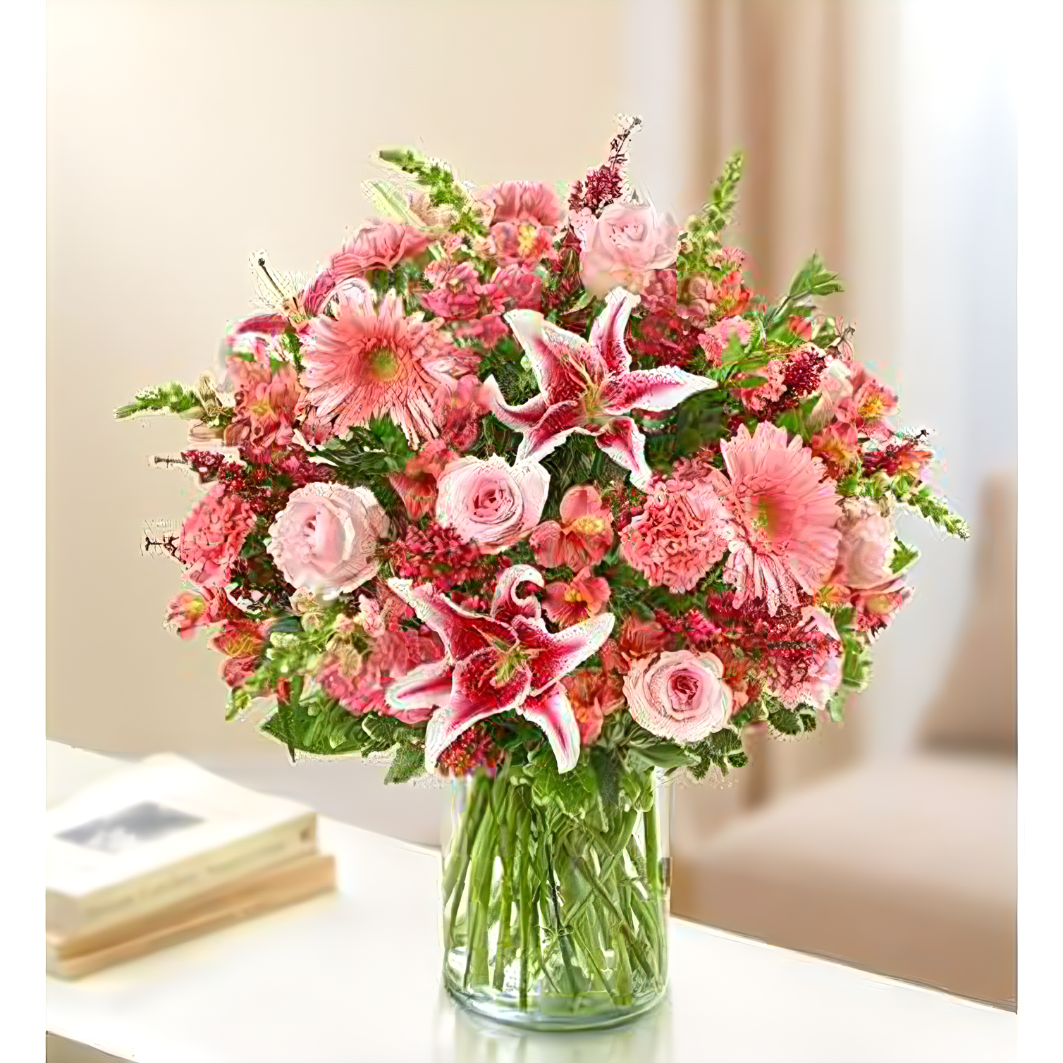 Sincerest Sorrow - All Pink - Funeral > Vase Arrangements