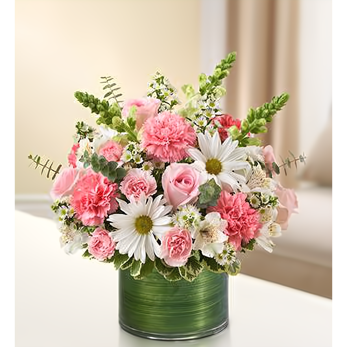 Cherished Memories - Pink and White - Funeral &gt; Vase Arrangements