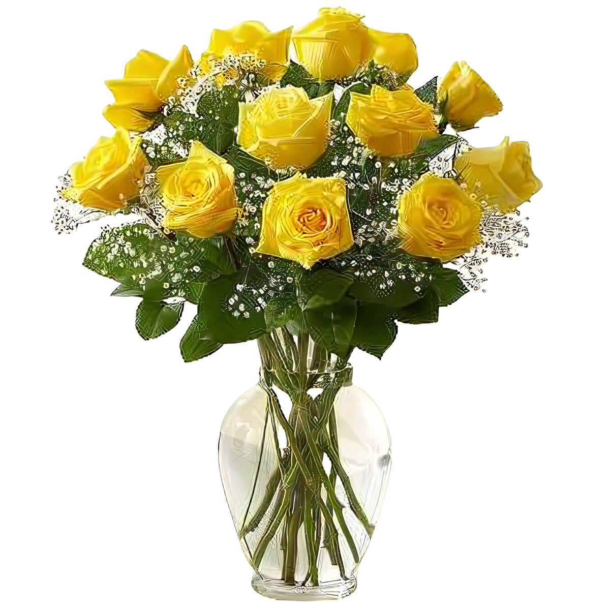Premium Long Stem Yellow Roses - Roses