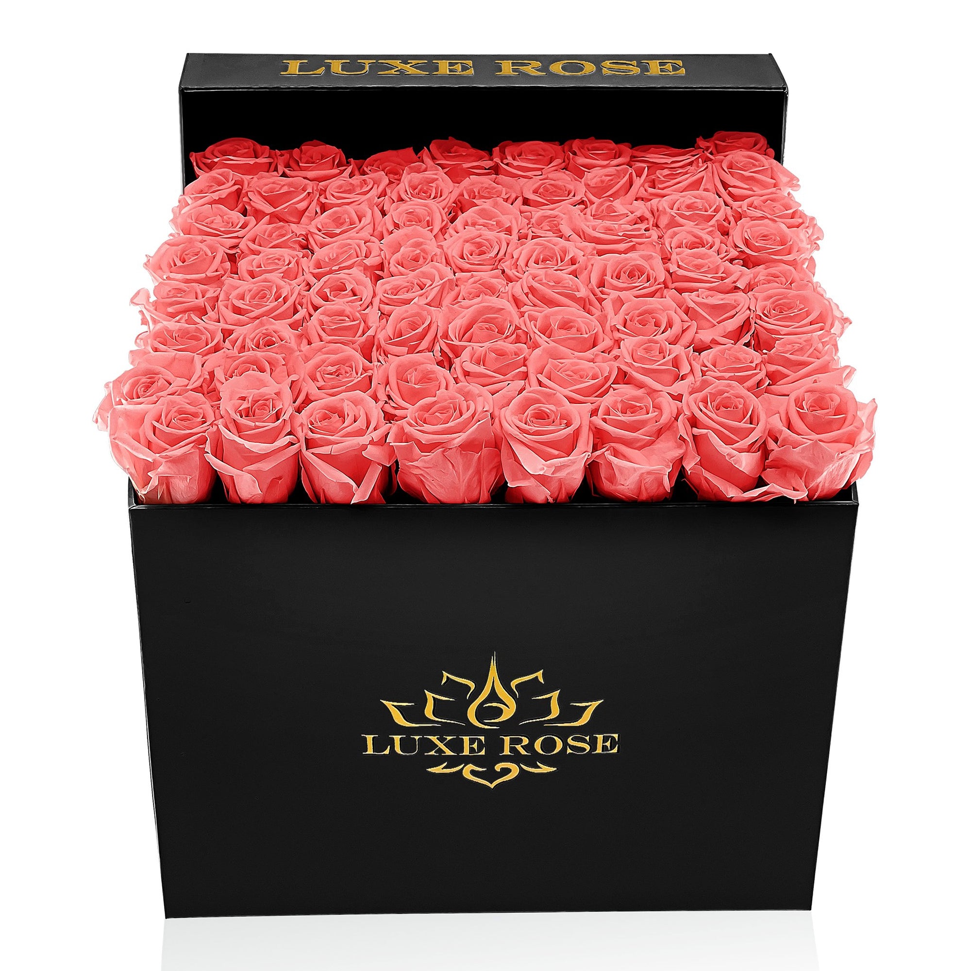 Preserved Roses Large Box | Cherry Blossom - White - Roses